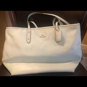 Blue Leather Coach Bag - NWOT